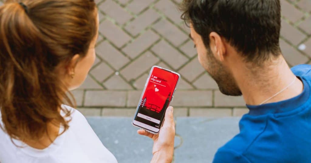 I amsterdam Card digital app.