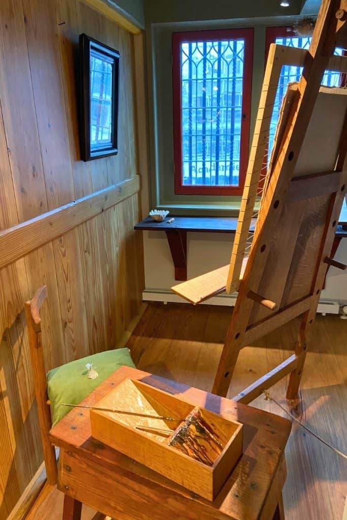 Im Rembrandt-Haus, wo Rembrandt malte und lebte.