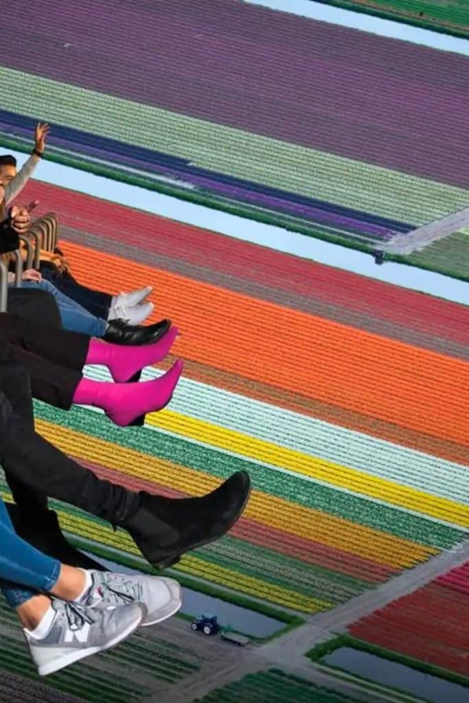 This is Holland 5D-Flug über die Niederlande.